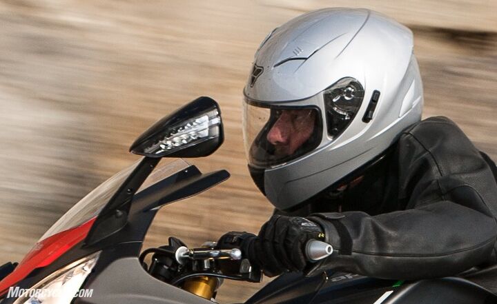 Silver, Small Pilot Motosport ST-17 Full-Face Motorcycle Helmet 