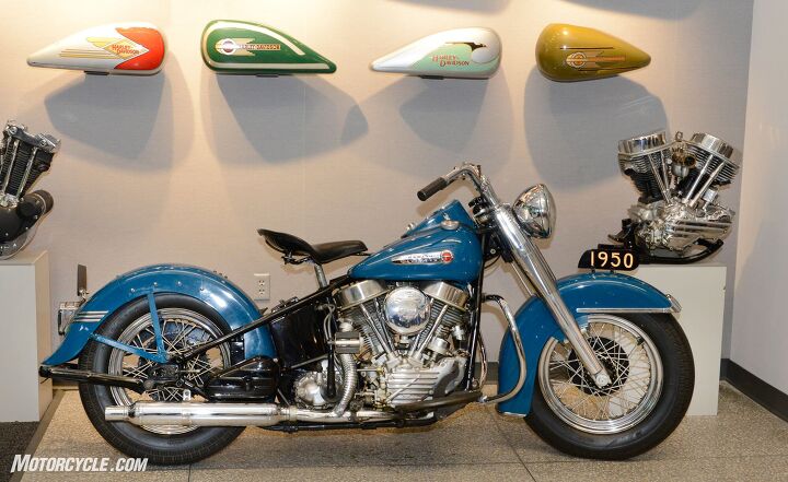 The 1950 FL that inspired much of the new Softail’s design.