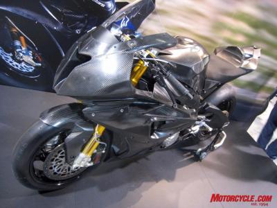 The BMW S1000RR might look a bit generic at this stage, but the production version is sure to look more distinct. 
