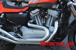 A breathed-on Sportster motor gives the XR1200 extra grunt over the run-of-the-mill 1200cc Harley. 