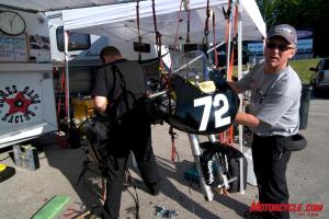 Crew chief Mike Kirkpatrick is one of the unsung heroes in a racing paddock. The former racer is a tireless worker and an endless optimist. Racers do not succeed without stalwart guys like Mike behind them.