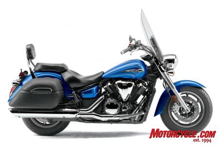 Ergonomic and cosmetic tweaks for the 2010 V-Star 1300 Tourer. Available early 2010 at an $11,790 MSRP.
