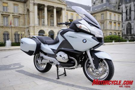 The BMW R1200RT luxury tourer receives updates to its engine and audio system.