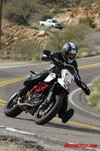 If supermoto fantasies live in your dreams, the Hypermotard is a willing accomplice.