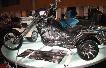 Although this Chinese-made trike powered by a 250cc V-Twin is undoubtedly interesting, it somehow failed to break into our top-10 list from the Indy Dealer Expo.