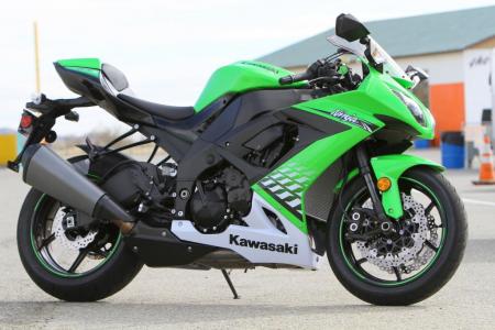 The Kawasaki ZX-10R gets an updated appearance and subtle other tweaks for the 2010 model year. 