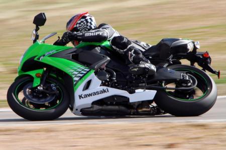 Pete leans the Special Edition ZX-10R into a right-hander. 