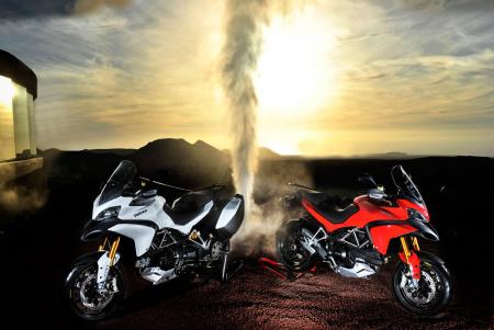 The versatile new Multistrada 1200 was launched on the Canary Island of Lanzarote.