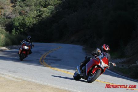 With the emergence of the VFR1200F, the sportbike/S-T hybrid class has a new pecking order.