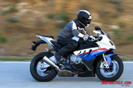 The white, red and blue Motorsports color scheme for the S1000RR is available for an additional $750.
