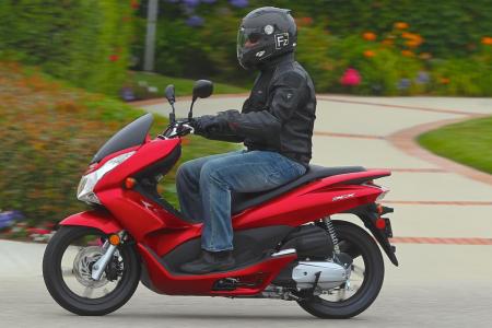 Modern flowing lines give the PCX an up-to-date appearance.