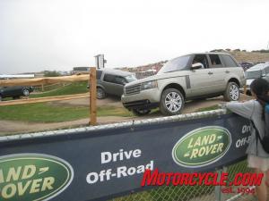 It was good to see outside-the-industry displays at the USGP, including this Land Rover driving range. 