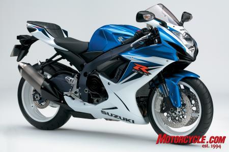 The GSX-R600 looks more finely finished than ever. 