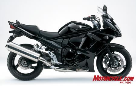 The 2011 GSX1250FA takes the Bandit to a sleeker, sport-touring angle with its full fairing and standard ABS brakes. 