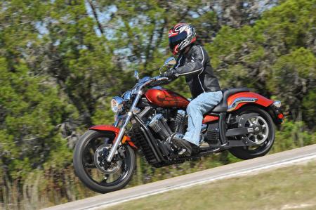 Although the Stryker’s styling means a long, low stance, rider ergos don’t suffer as a result. Most folks should find the fit comfortable for many miles before needing a stretch or pee break.