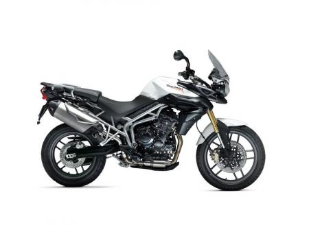 Though more of a road bike, Triumph says the Tiger 800 is capable for off-road riding as well.
