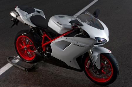The Ducati 848 EVO is perhaps the prettiest sportbike available for less than $13,000. 