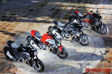 2011 Ducati Diavel color options