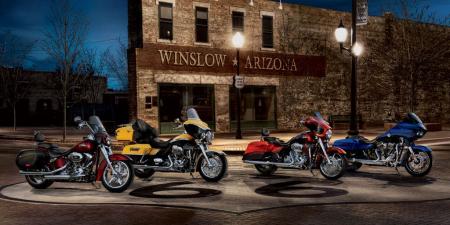The full lineup of 2012 CVO models from Harley.