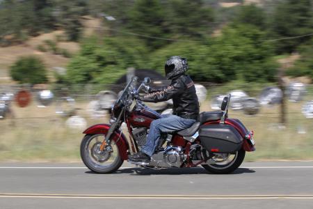2012 Harley-Davidson CVO Softail Convertible red left action