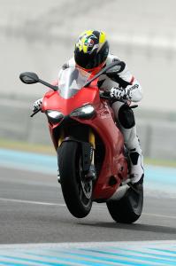 2012 Ducati Panigale Action Front