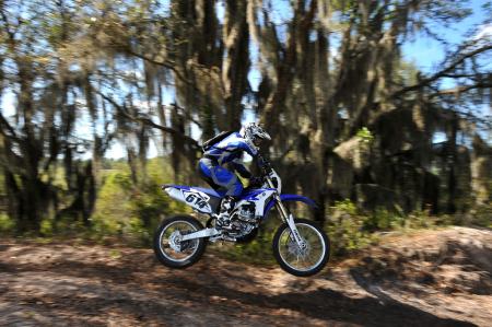 2012 Yamaha WR450F in the air