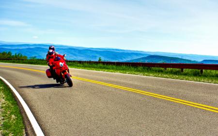 Two-Up Ducati Riding West Virginia