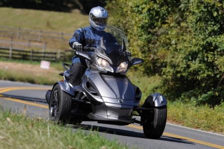 2013 Can-Am Spyder Action Gray