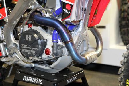 Chad Reed Honda CRF450R Exposed Exhaust