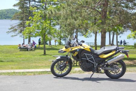 Motorcycle Picnic in Algonquin Park