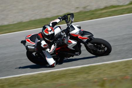 2013 Ducati Hypermotard SP Track Cornering