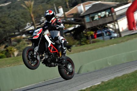 2013 Ducati Hypermotard Wheelie