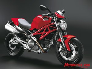 2009 Ducati Monster 696. It comes with the pillion cover and little flyscreen as standard in the States. MSRP will be $8775.