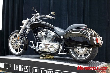 The soon-to-be-released 2009 BDM Bulldog will be the factory’s first full-time touring motorcycle complete with a rubber-mount engine, fairing, hard bags, driver floorboards, and passenger seat and foot pegs.
