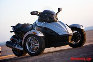 Although not technically a motorcycle, the well-engineered Can-Am Spyder has expanded open-air motoring to a new audience.