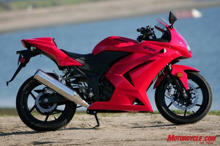 The attractive and capable Ninja 250 forgoes the embarrassment that is accompanied by most budget bikes.