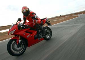 Tor's giving the 2009 Triumph Daytona 675 the thumbs up. Check back later for the full review.