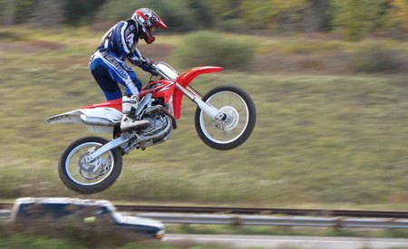 Frequent Flyer. The CRF’s low-end thrust is confidence inspiring when the gaps get big. 