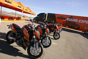 If this looks good to you, follow the big orange truck to a motorcycling event near you for some test-riding fun. Check http://www.ktmusa.com for more information. 