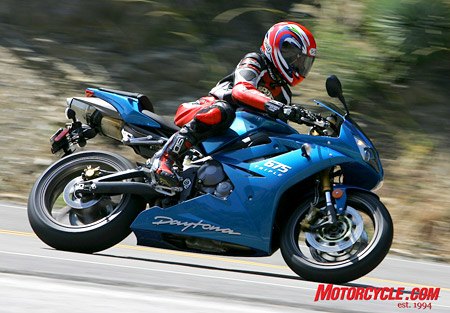 Triumph’s Daytona 675 is the old man of the group being unchanged since its 2006 introduction. This bike doesn’t need Depends though; the world seems to love it!