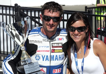 Racing couple Josh Hayes and Melissa Paris will ride Yamaha motorcycles in the 2010 AMA Pro Road Racing season.