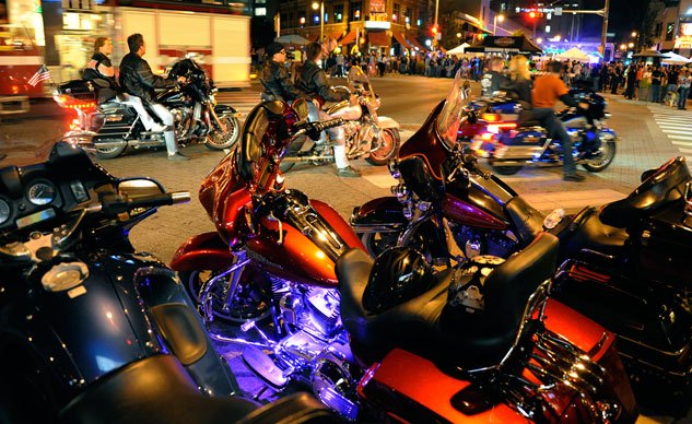 Harley-Davidson 110th Anniversary Night Life