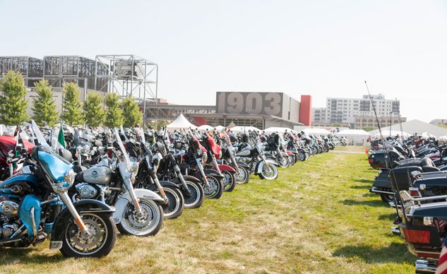 Harley-Davidson 110th Anniversary Motorcycle Parking