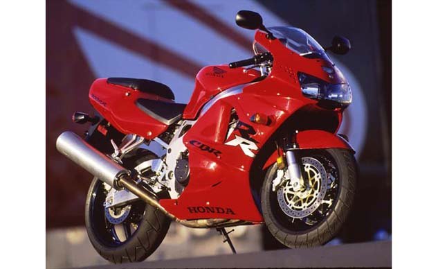 1998 Honda CBR900RR Red static
