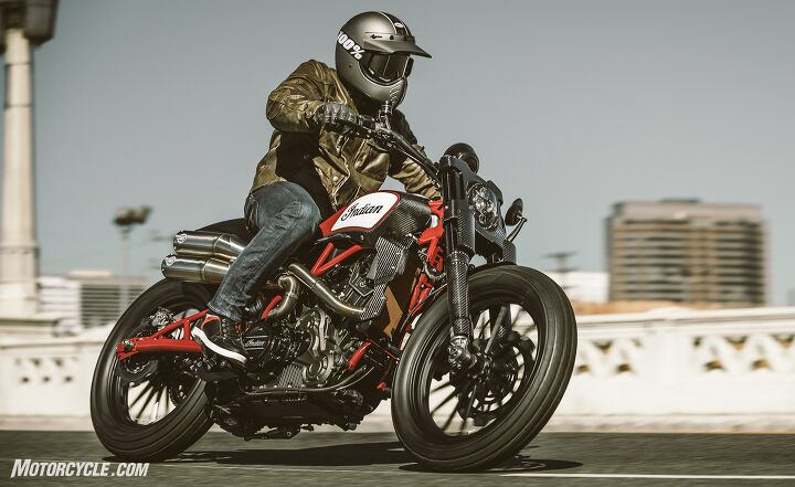 Indian Scout FTR1200 Custom action