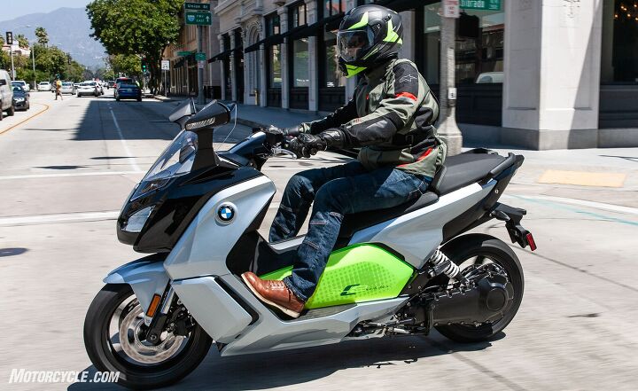 2018 BMW C Evolution Electric Scooter Review