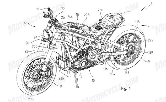 Patent may reveal 2019 Indian FTR1200 Production Model