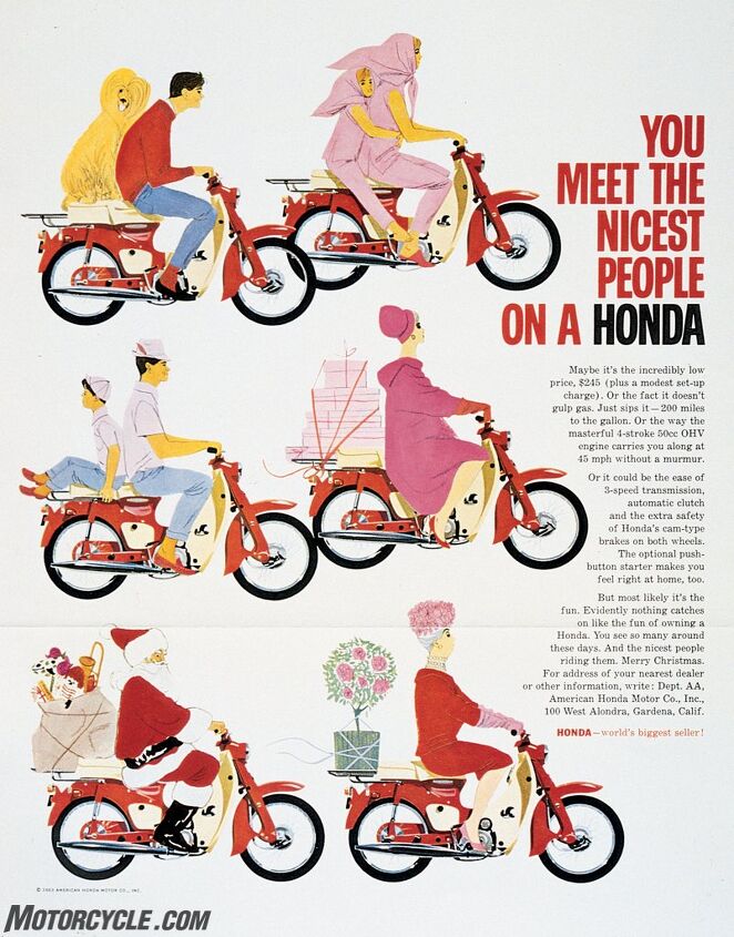 You meet the nciest people on a Honda ad
