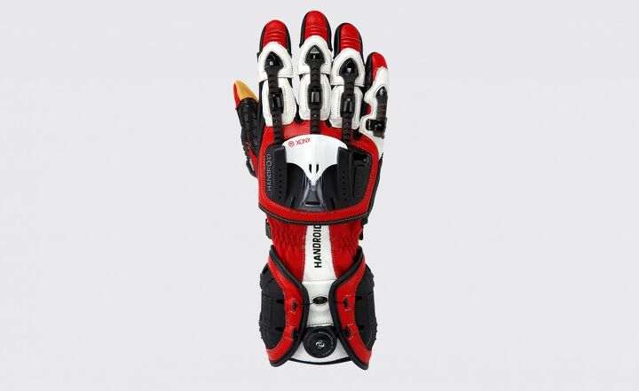 Basics Motorbike Powersports Racing Gloves Large Red 