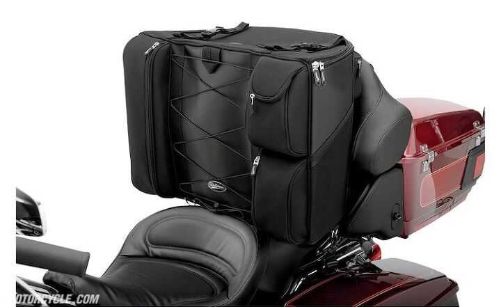 Waterproof Motorcycle Tail Bag Back Seat Storage Carry Luggage Saddlebags 